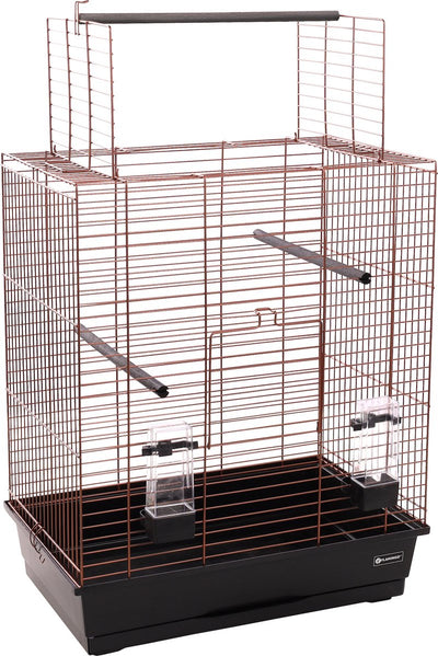 Cage à perruche Flamingo halura cuivre noir