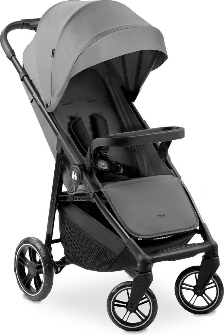 Hauck shop n care - buggy - particulièrement maniable - pliable d'une seule main - gris