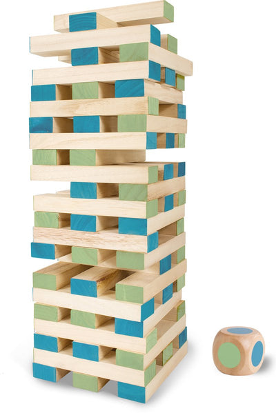 BS Toys Mega Houten Wiebelt Tower Game, 61dlg.