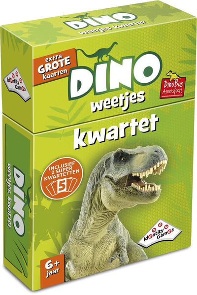 Jeux d'identité quatuor de faits sur les dinosaures - jeu de cartes - plein de faits amusants sur les dinosaures