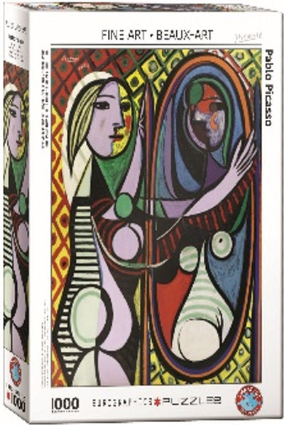 Eurographics - fille devant un miroir [jeune fille devant un miroir] - Pablo Picasso - 1000 pièces 48×68cm (l×h) - puzzle d'art