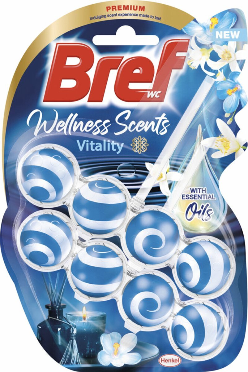 Bref bloc toilette bien-être senteurs vitalité - 2 pièces