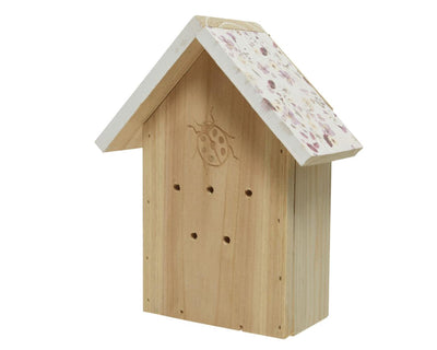 Decoris maison à insectes pin 21cm coccinelle