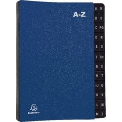 Dossier de tri exacompta bleu a-z