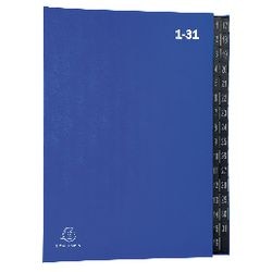 Dossier de tri exacompta bleu