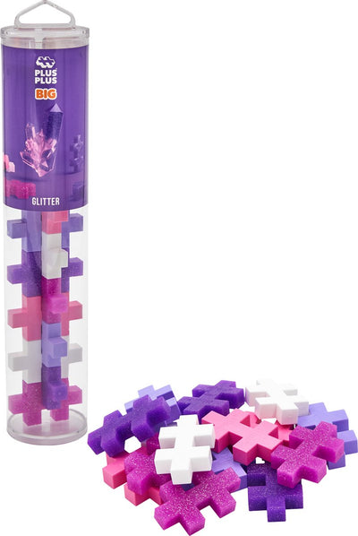 Plus plus tube paillettes gros plus-plus : 15 pièces (3432)