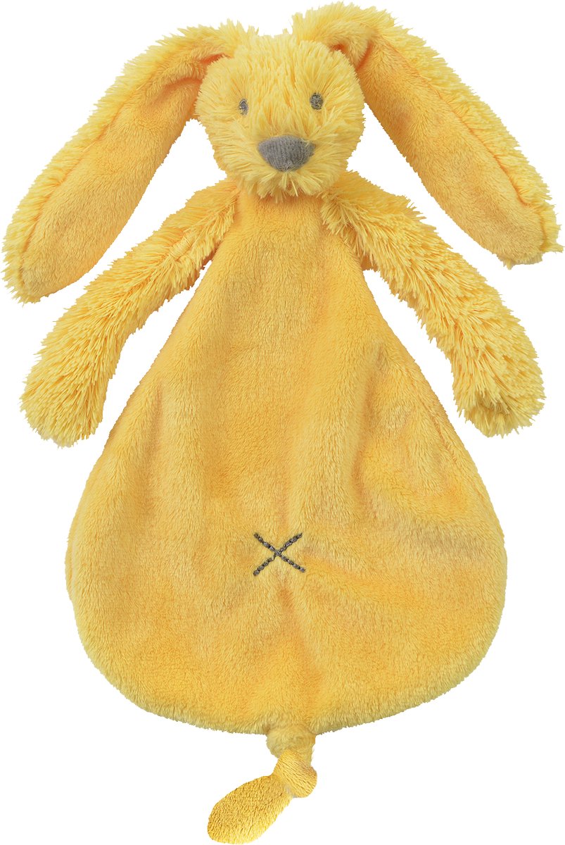 Happy horse lapin richie doudou - jaune - cadeau bébé