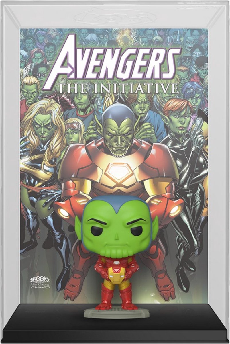 Funko-pop ! couverture de la bande dessinée : Marvel - Iron Man Skrull - confidentiel