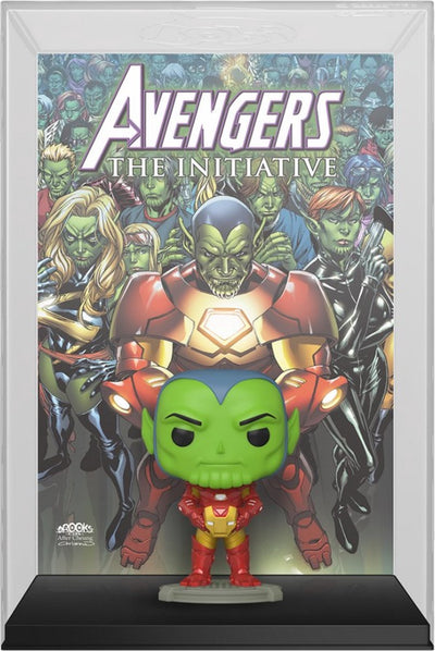 Funko-pop ! couverture de la bande dessinée : Marvel - Iron Man Skrull - confidentiel