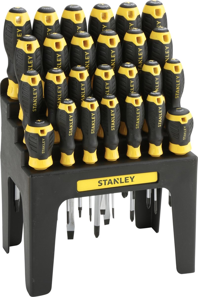 Jeu de tournevis Stanley 26 pièces - stht0-62142