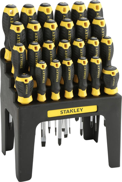 Jeu de tournevis Stanley 26 pièces - stht0-62142