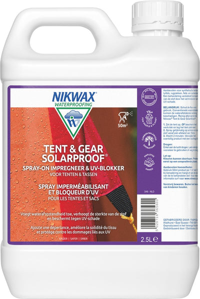 Nikwax équipement de tente résistant au soleil 2,5 litres