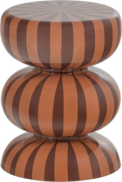 Table d'appoint Woood ravo - métal - marron rose - 46x36x36