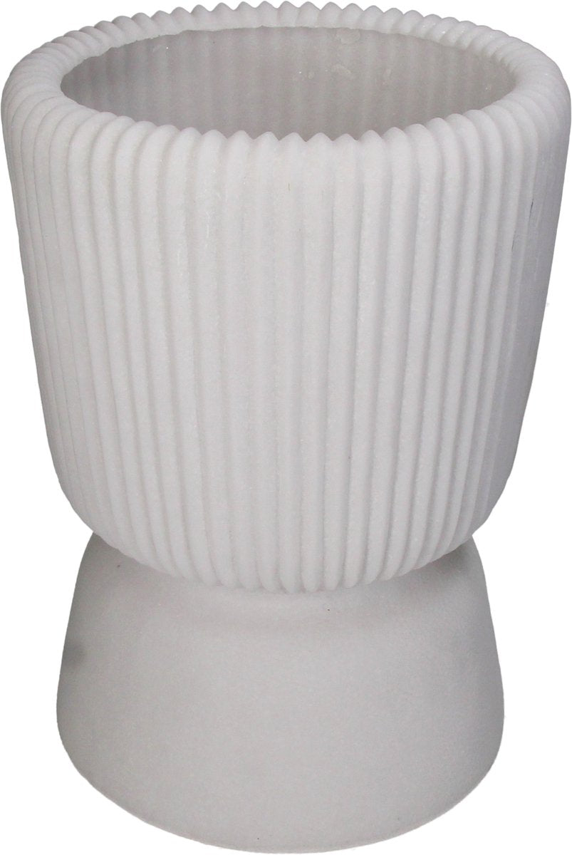 Lampe de table collection HD grès ivoire 22,2x22,2x30,8cm