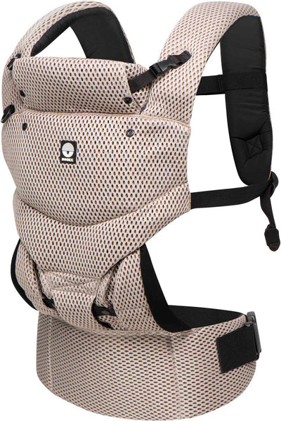 Porte-bébé Dooky - porte-bébé confort urbain beige désert - porte-enfant - porte-bébé et porte-bébé 3,5-15 kg - position M ergonomique - porte-dos - réglable et respirant - porte-bébé - porte-bébé