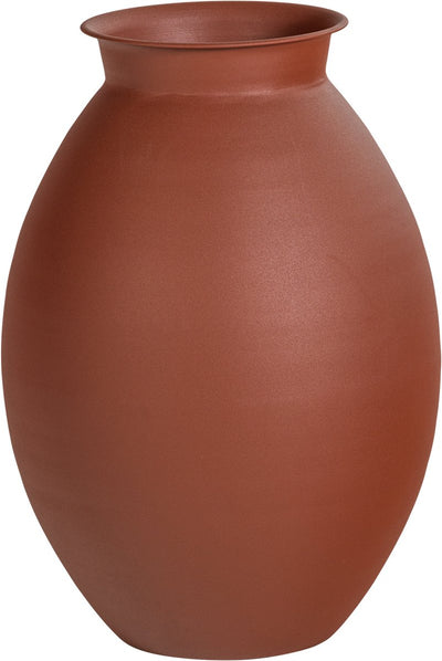 Vase caro Woood xxl - métal - marron - 70x50x50