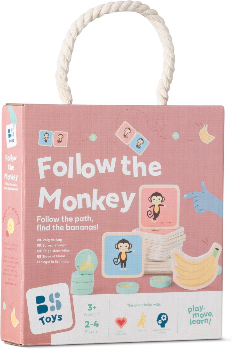 Les jouets Bs suivent le singe - 2-4 joueurs