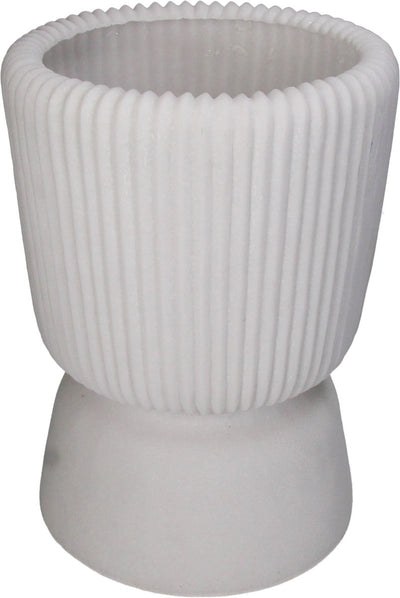 Lampe de table collection HD grès ivoire 22,2x22,2x30,8cm