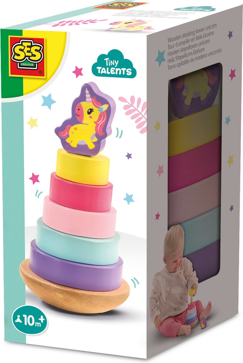 Ses Wooden Stack Tower Unicorn