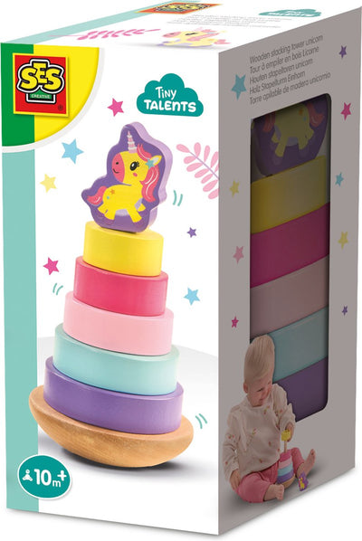 Ses Wooden Stack Tower Unicorn