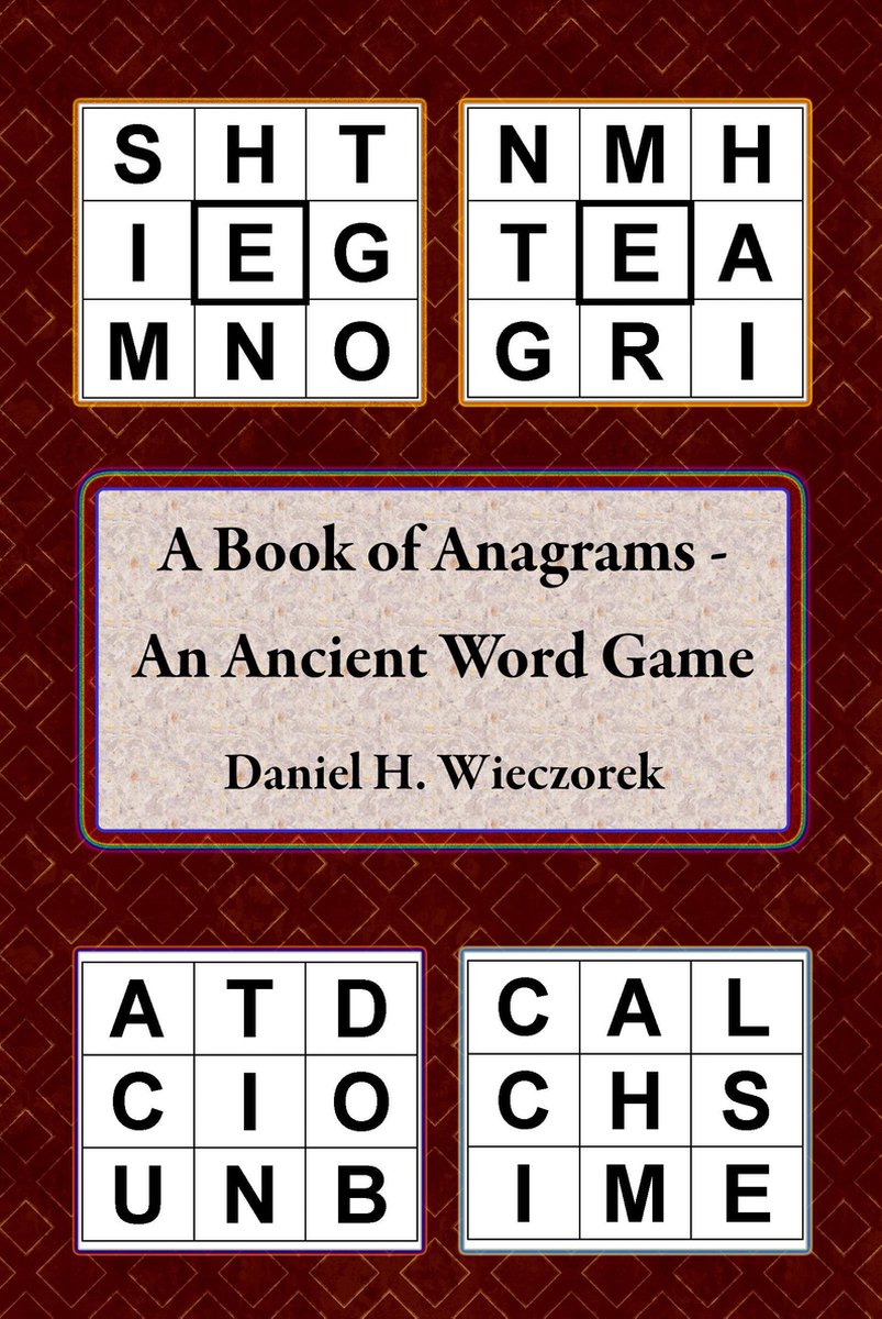 Livres d'anagrammes - un jeu de mots ancien 1 - un livre d'anagrammes - un jeu de mots ancien
