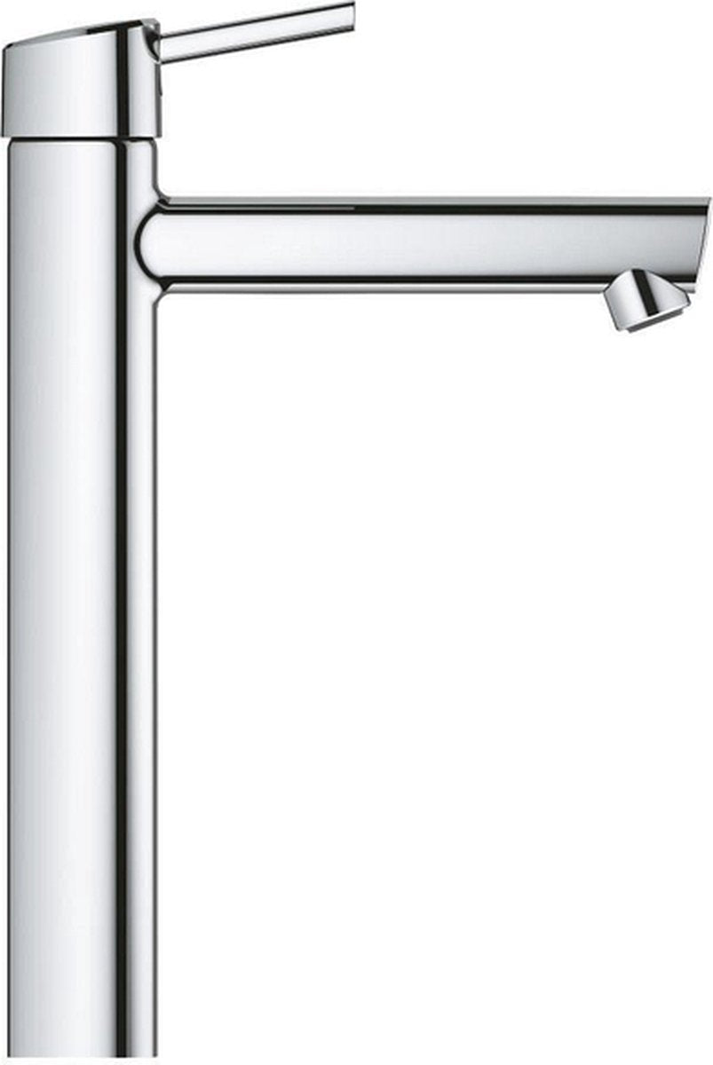 Robinet de lavabo à économie d'eau Grohe Concetto taille XL m. corps lisse chromé