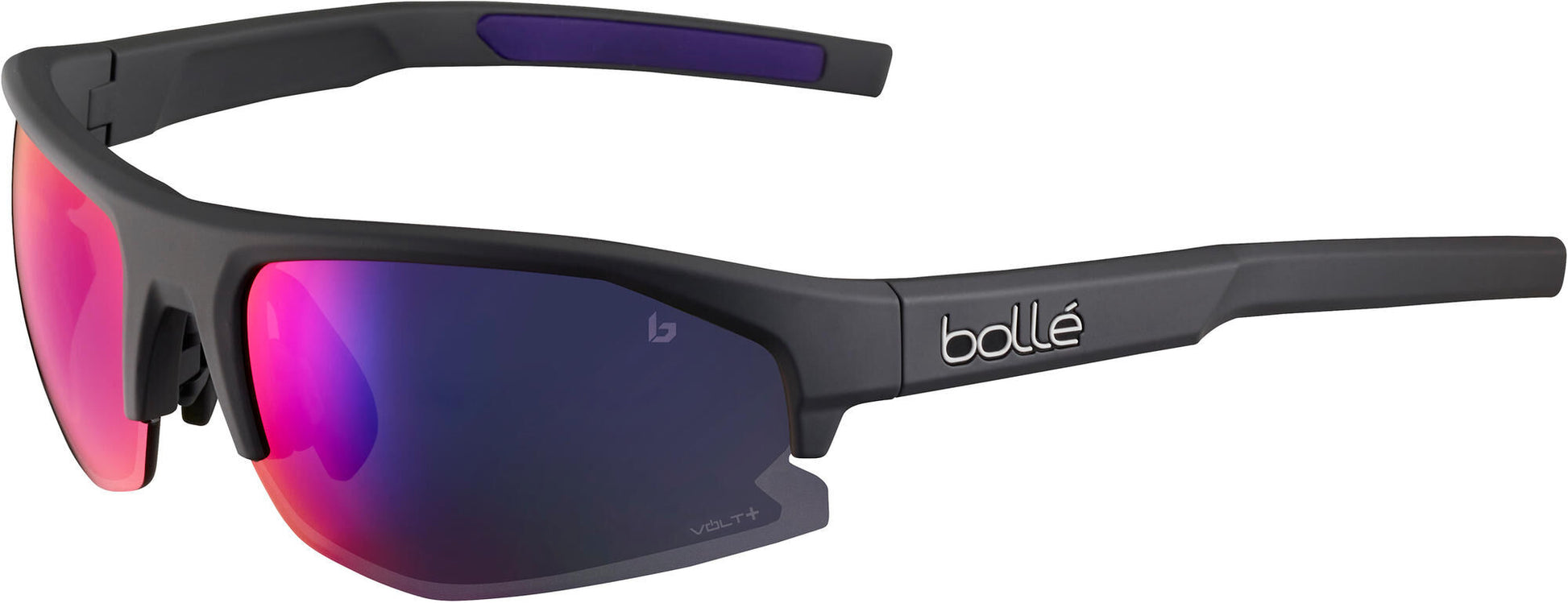 Bollé lunettes de sport bolt 2.0 s lunettes bolt 2.0s titane mat volt + lentille