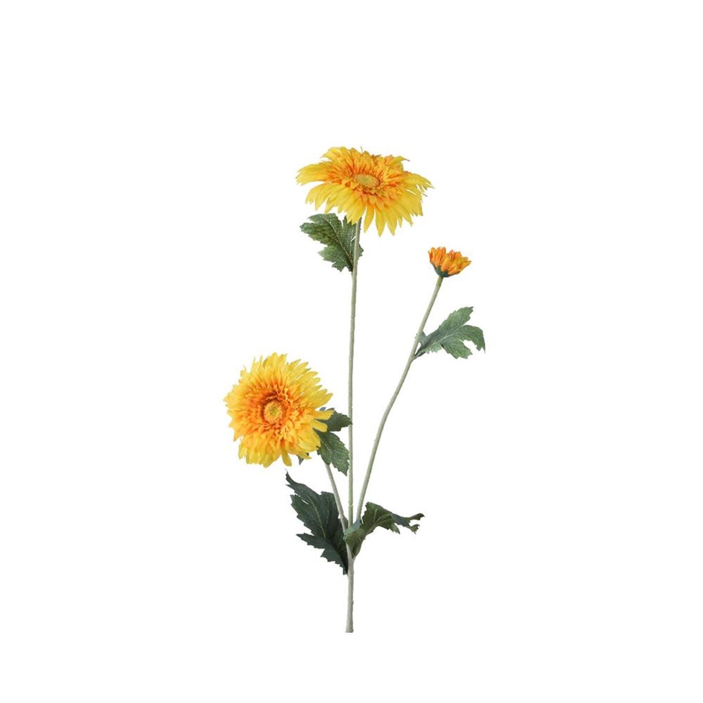 Decoris fleur artificielle marguerite h68cm jaune
