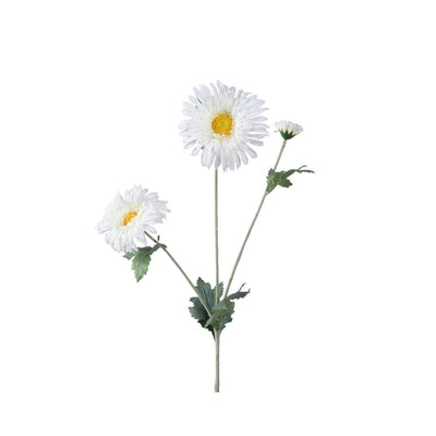 Decoris fleur artificielle marguerite h68cm blanc