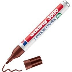 Marqueur Permanent 3000 ultra edding 1.5-3mm rond, séchage rapide, résistant à l'eau, marron