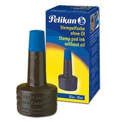 Pelikan encre à tamponner 351213 28 ml bleu