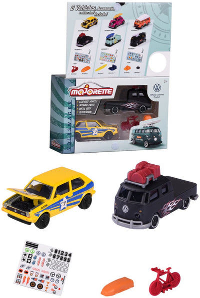 Majorette vw les originaux set de course vw golf t1
