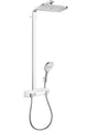Hansgrohe raindance e showerpipe 360 1jet avec tablette de douche select 300 blanc chromé