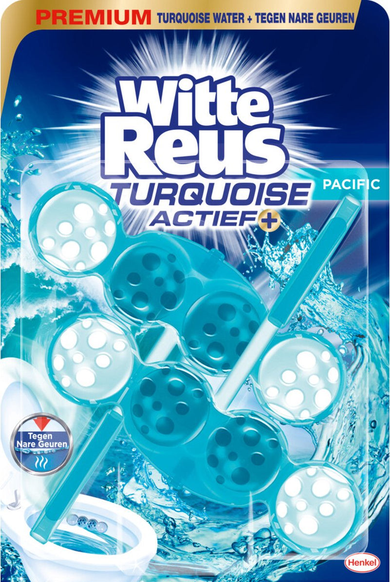 Bloc sanitaire géant blanc turquoise actif 2 pièces