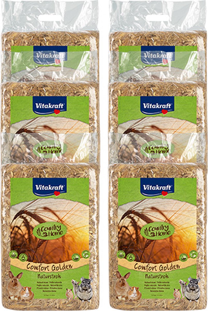 Vitakraft paille dorée confort - 6x1 kg