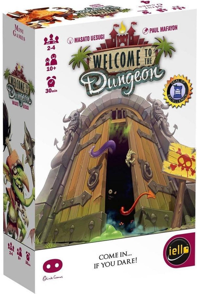 Jeu de société Asmodee Bienvenue dans le donjon - jeu de cartes aventureux pour 2 à 4 joueurs.