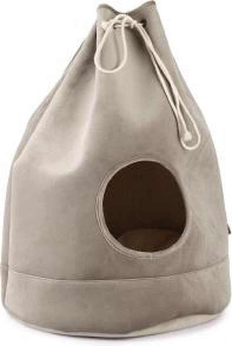 Conçu par lotte vilar - maison pour chat - gris - 45x45x60 cm
