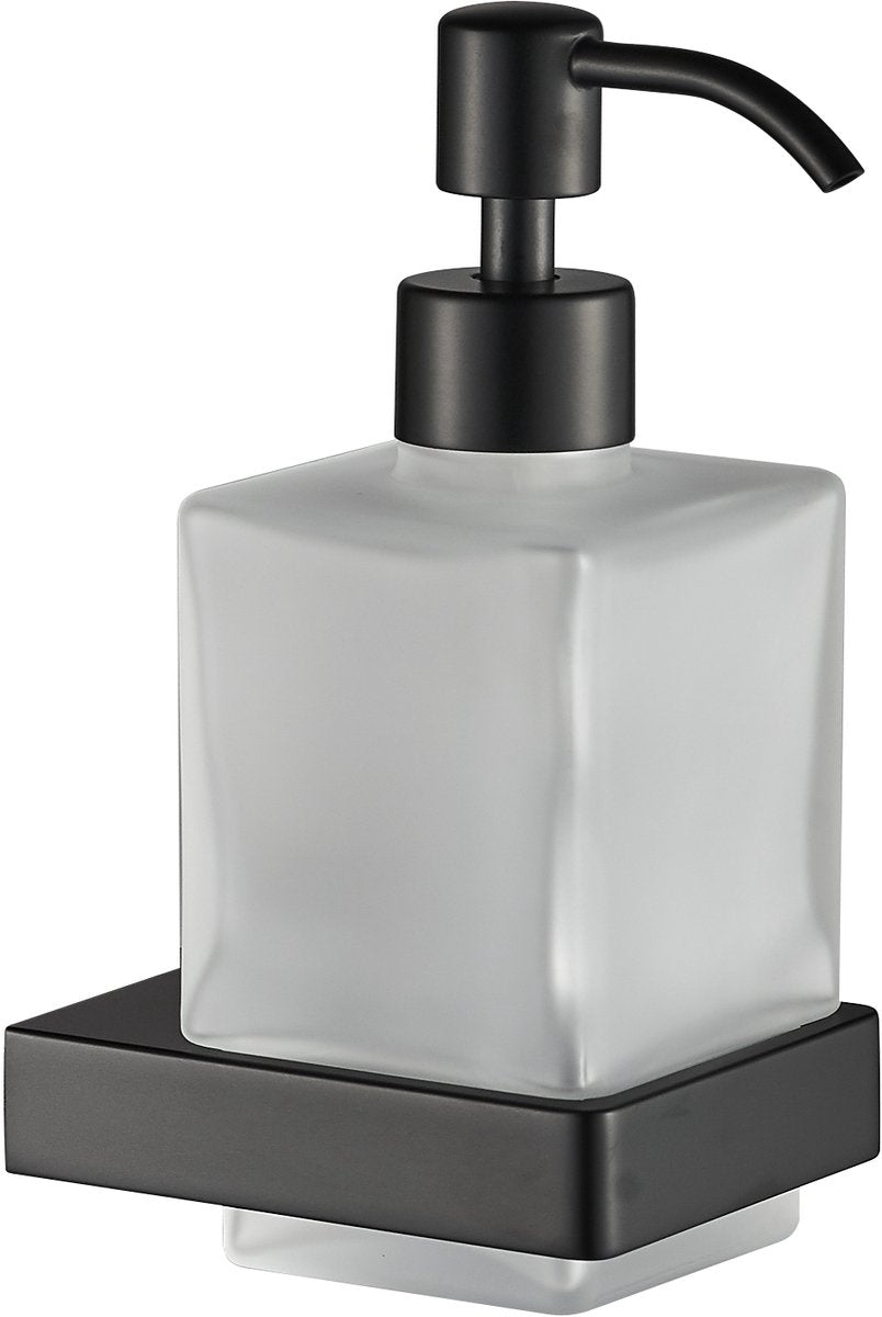 Distributeur de savon Plieger Altea – mural – noir mat