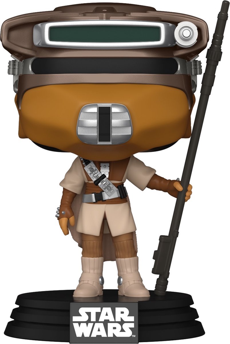 Figurine de collection Funko Star Wars Le Retour du Jedi pop 40e anniversaire ! figurine leia 9 cm multicolore