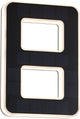 Éclairage solaire de numéro de maison à LED Paulmann avec plaque d'immatriculation. batterie remplaçable numéro 8 ip44 3000k 6lm noir