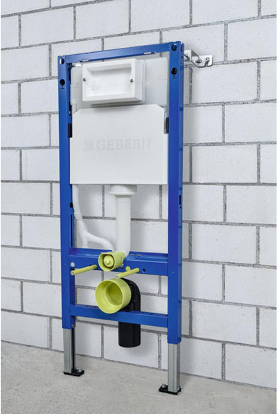 Réservoir à encastrer Geberit duofixbasic up100 delta pour toilettes suspendues - 112 cm - 12 cm - chevilles murales