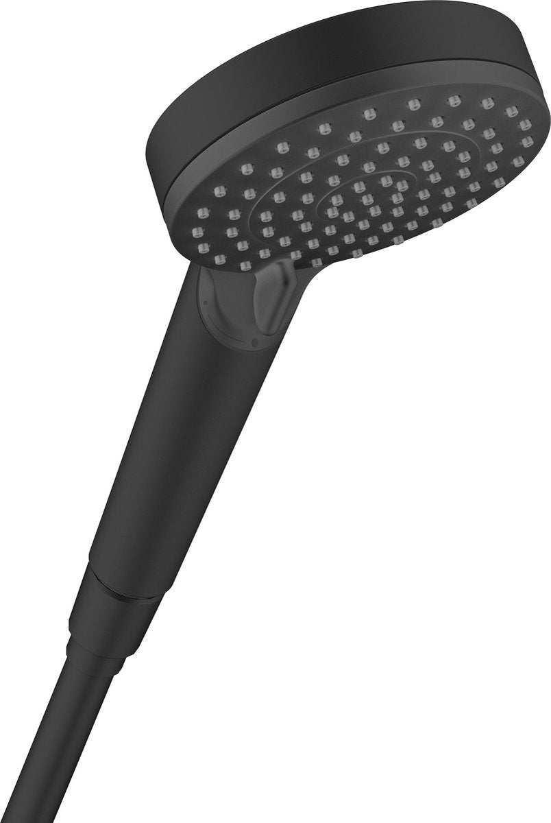 Mélange de vernis Hansgrohe - douchette à main vario - économie d'eau ecosmart - taille 100 mm - noir mat