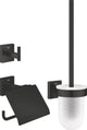 Grohe quickfix start cube ensemble d'accessoires de toilette 3-en-1 - noir mat