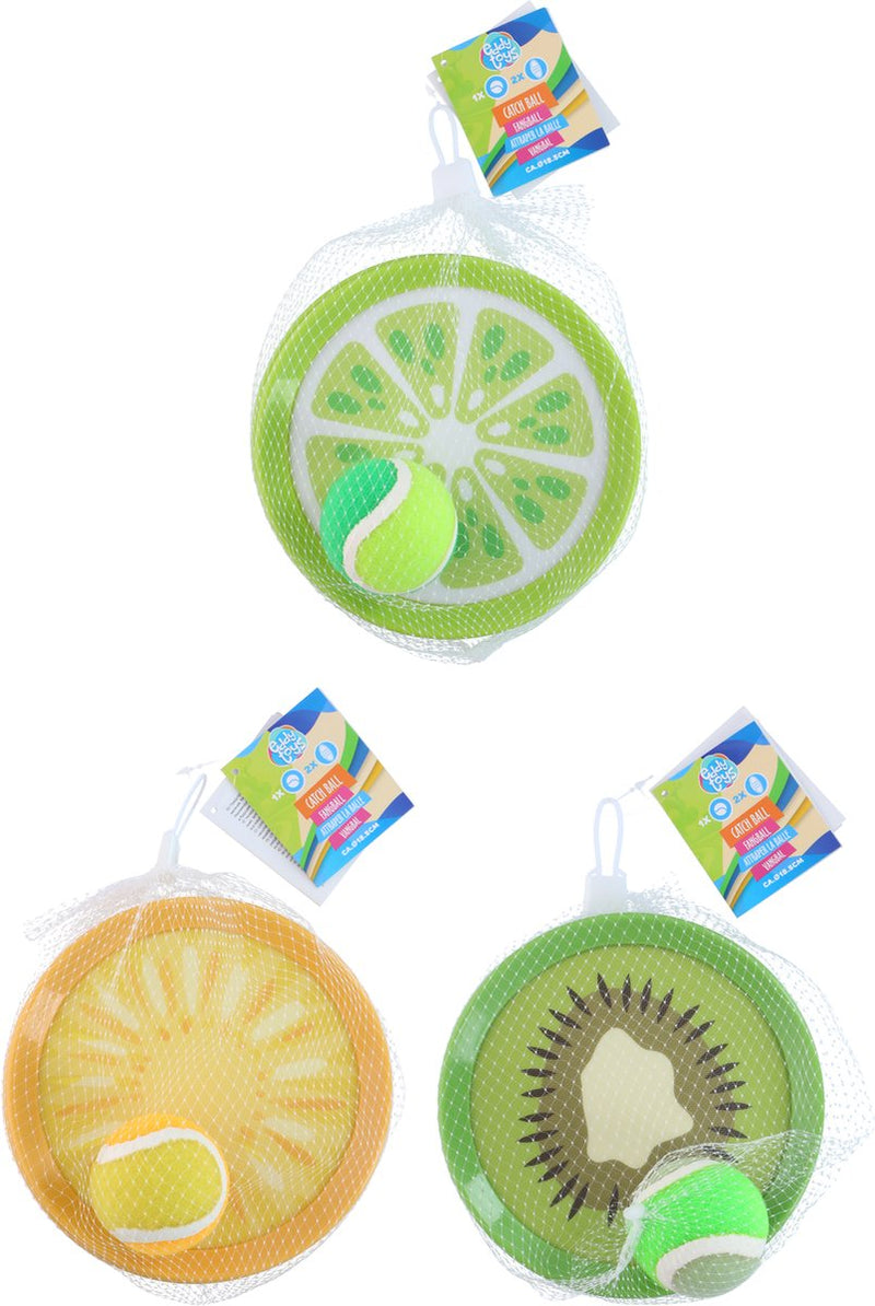 Eddy Toys Catch Ball - Catch Ball Set ø18,5 cm - Catch Board avec balle - Jouets d'extérieur pour 2 joueurs - Article 30750 - 1 variante aléatoire