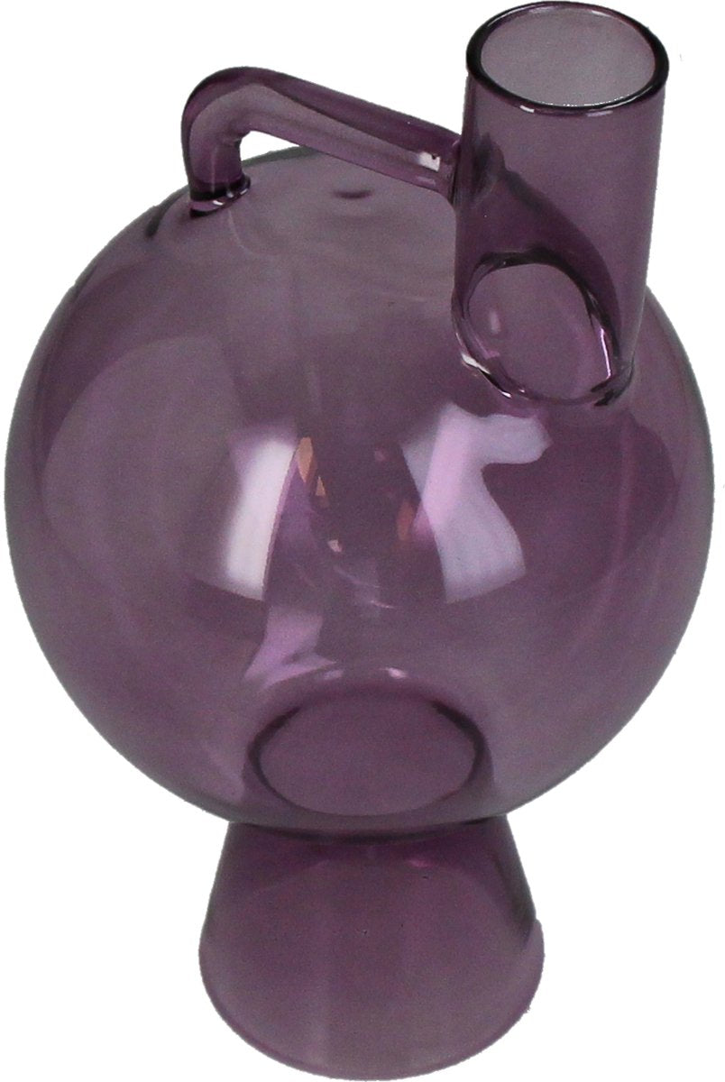 Vase collection Hd verre lilas 12x12x22cm