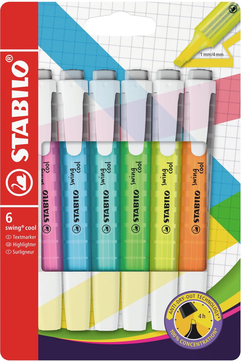 Stabilo Swing Cool Markerstifti, 6e.
