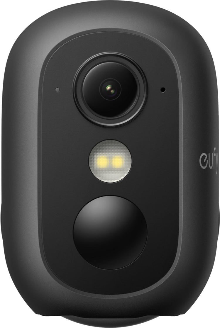 Eufy security cam c35 - noir - caméra de sécurité sans fil - pour extérieur et intérieur - montage magnétique - vision nocturne couleur - stockage local - pas de frais mensuels - ip67 - reconnaissance faciale