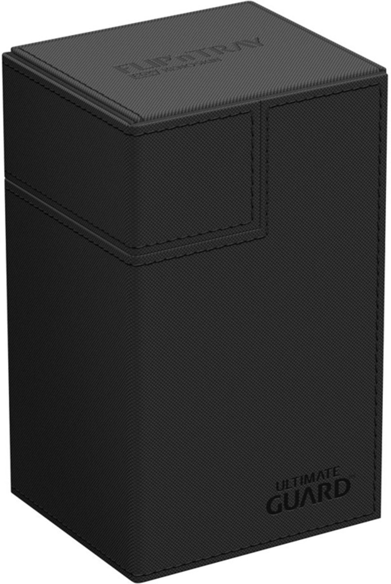Ultimate guard flip`n`tray 80+ xenoskin monocolore noir