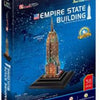Cubic Fun 3D Puzzle Empire State Building avec éclairage LED