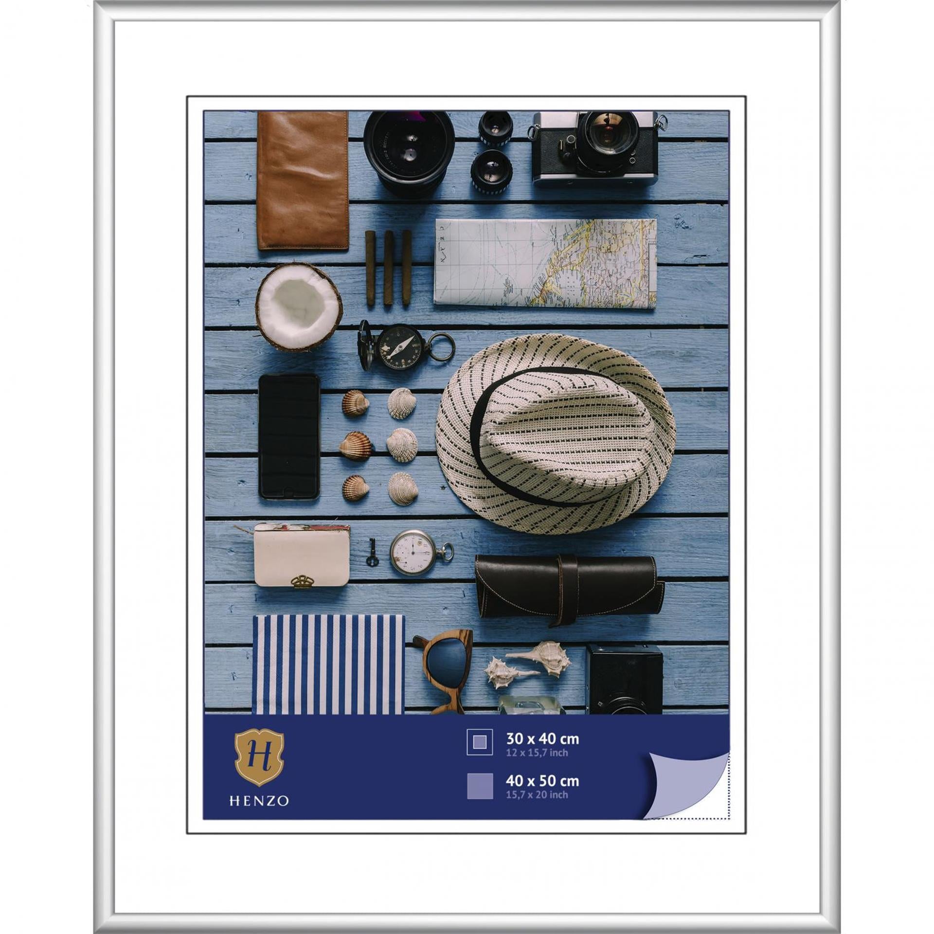 Henzo cadre photo napoli 40x50cm argent